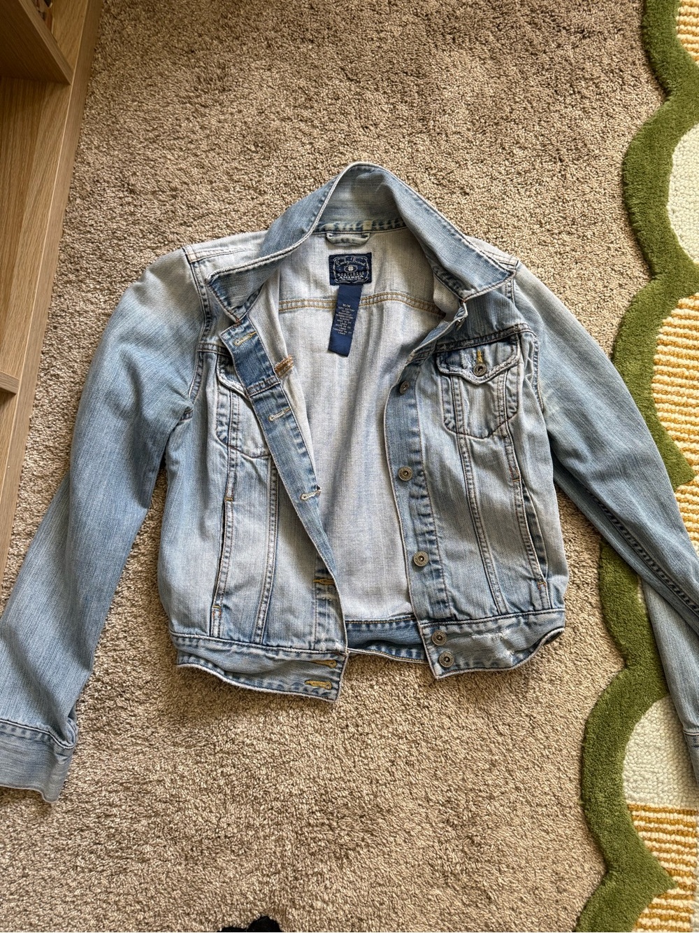Lucky Brand Light Wash Denim Jean Jacket